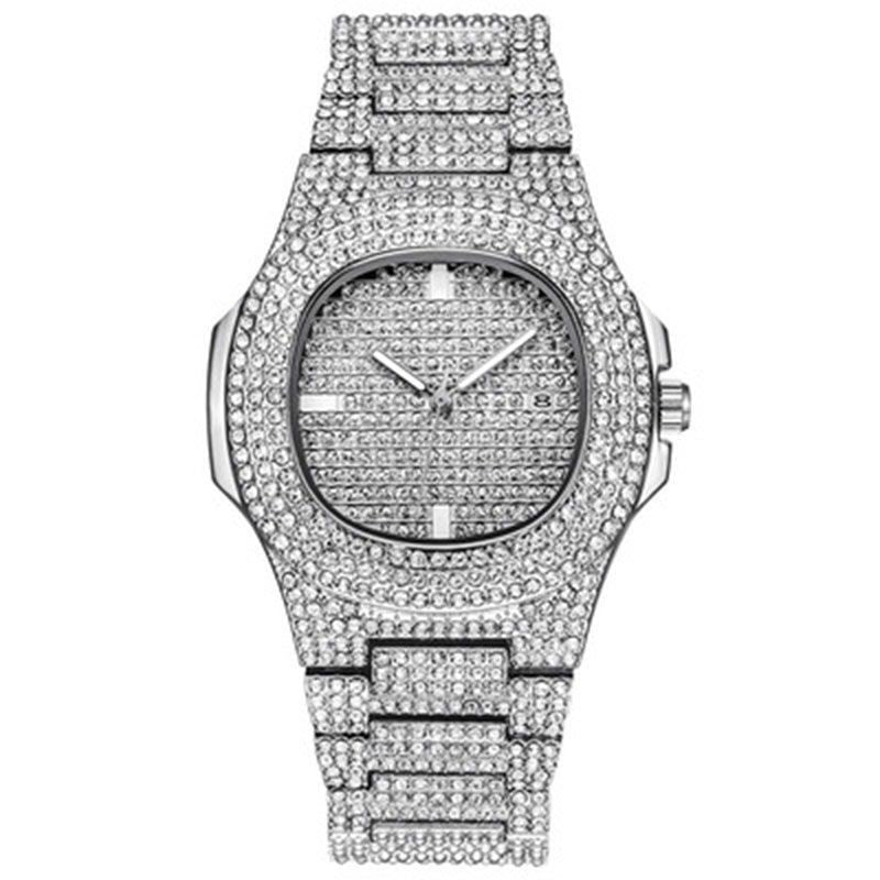 Fashion Steel Band Diamond Diamond Watch