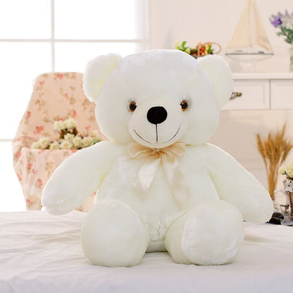 Glowing LED Teddy Bear – Soft Plush Light-Up Toy