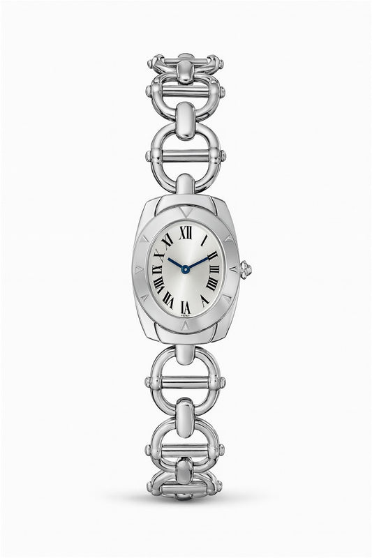 Women's Watch - Black Dial, Stainless Steel Bracelet