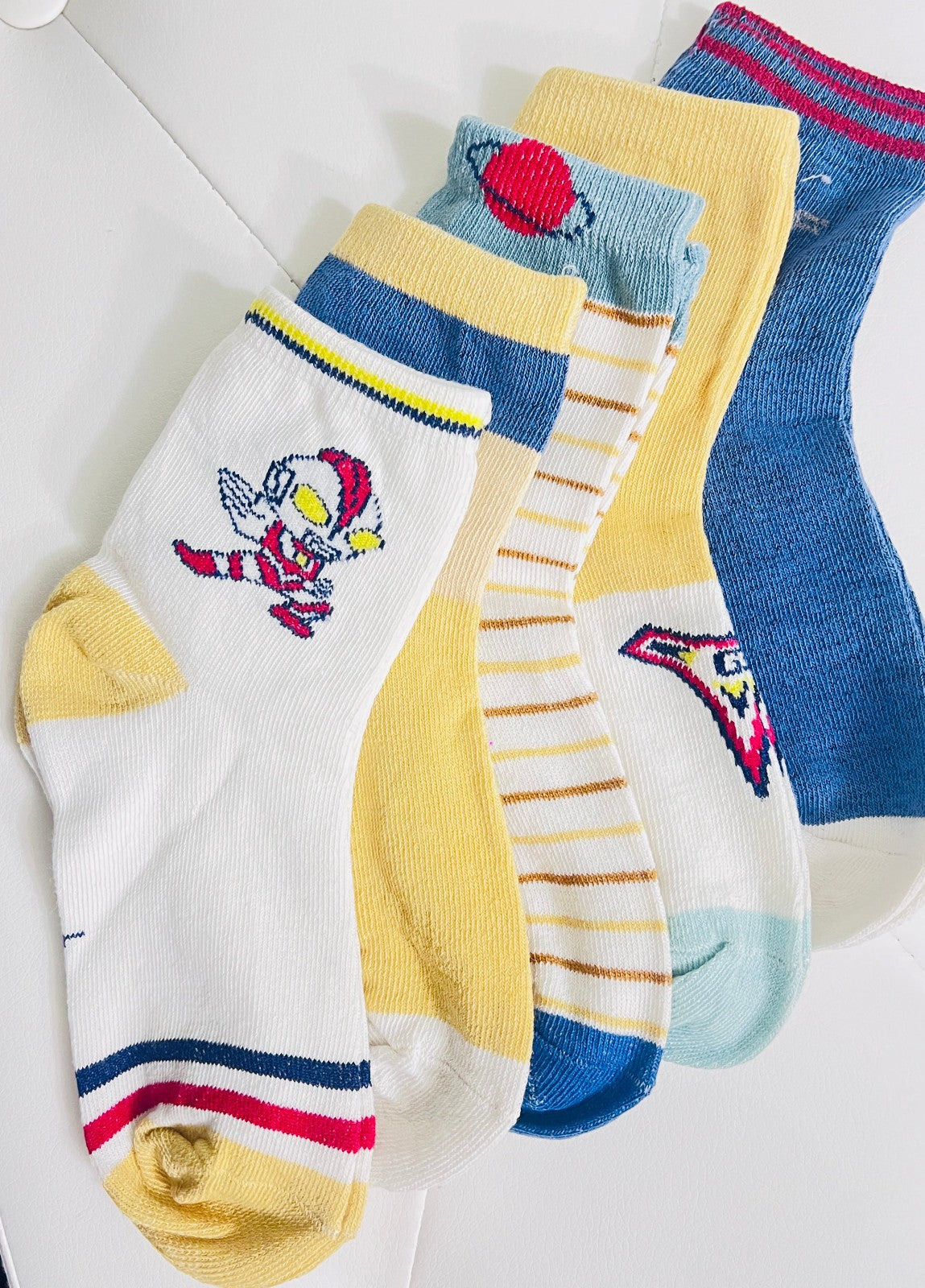 Kids’ Fun Cartoon Ankle Socks – 5-Pack Colorful & Comfy