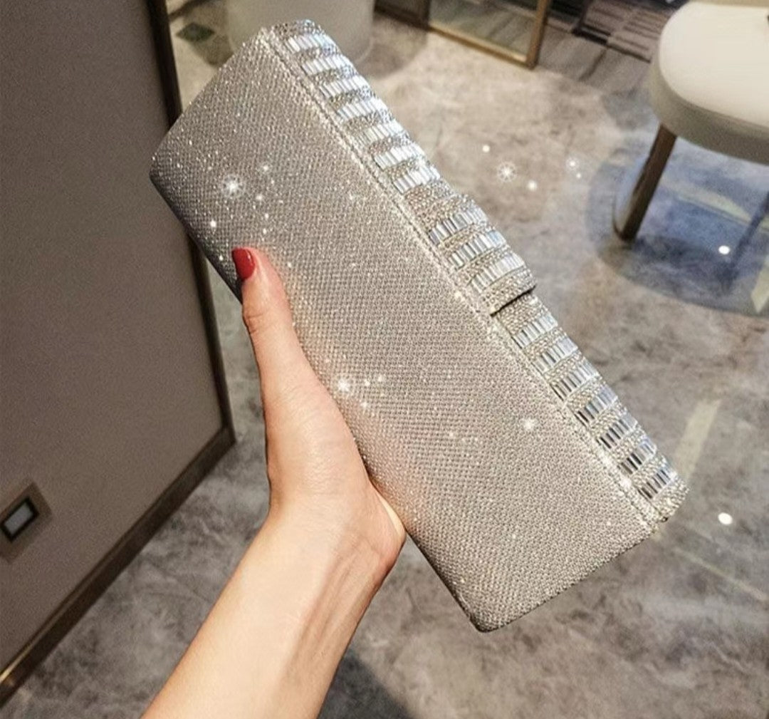 Diamond Three Discount Dinner Bag Hand Armpit Chain Wedding Party Crystal