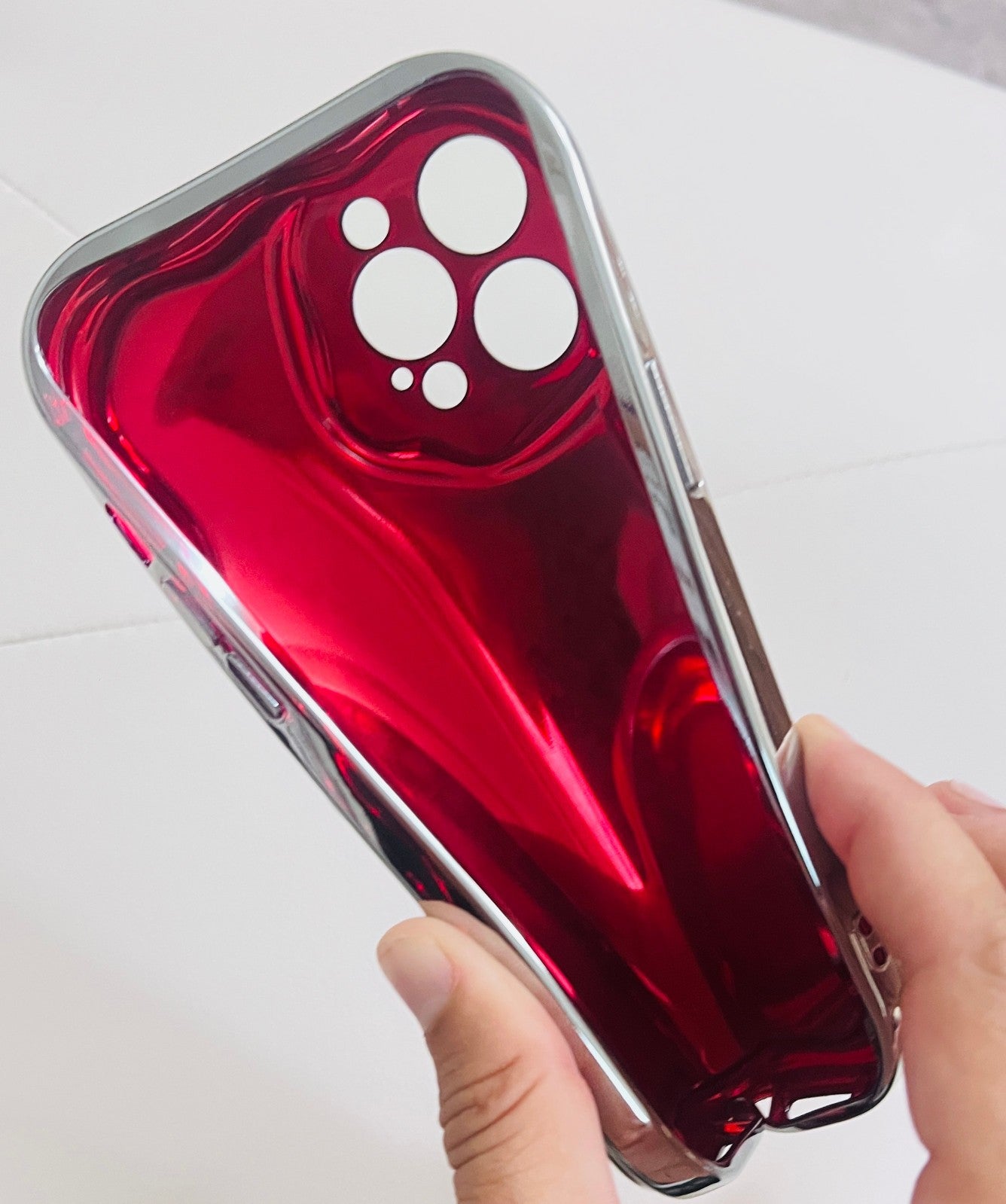 3D Butterfly Phone Case with Sparkling Rhinestones – Pastel Green or Pink