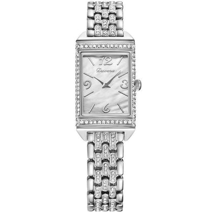 Pearl Dial Diamonds Case Bracelet Watch
