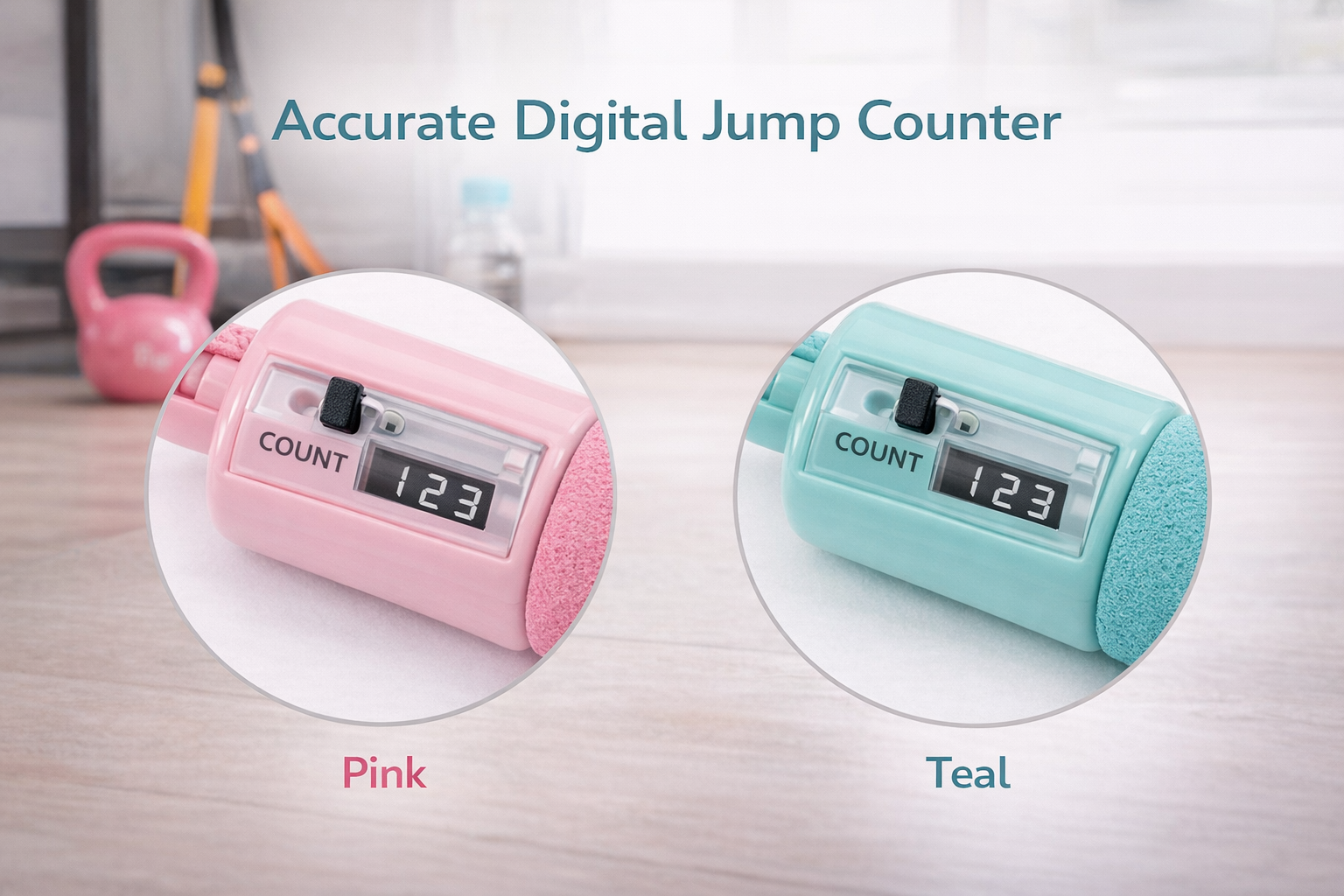 Digital Jump Rope with Counter – Foam Handles, Adjustable Fitness Skipping Rope