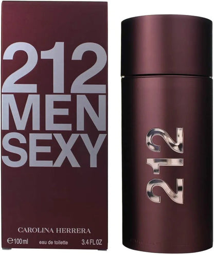 212 Sexy by Carolina Herrera 3.4 oz EDT Cologne for Men New In Box