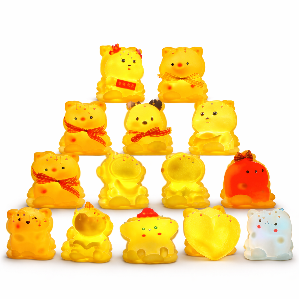 Cute LED Night Light – Character Lamp, (Random Character)