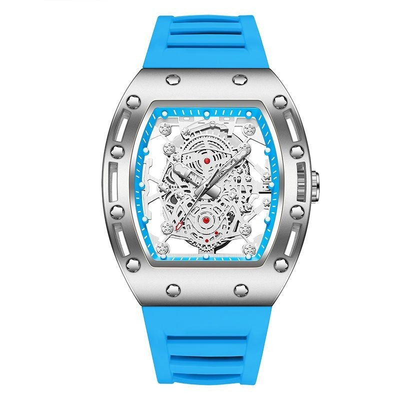 Luxury Men's Fashion Automatic Mechanical Watch - Blue