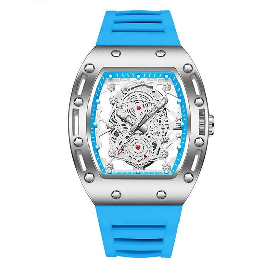 Luxury Men's Fashion Automatic Mechanical Watch - Blue