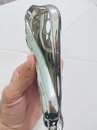 3D Butterfly Phone Case with Sparkling Rhinestones – Pastel Green or Pink