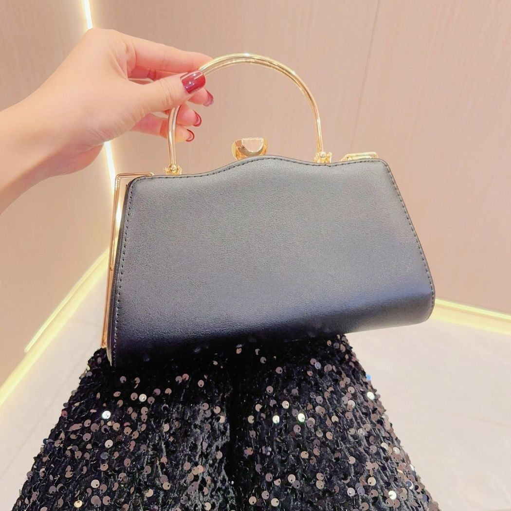 Retro Diamond Handbag Fashion Banquet Bag Dinner Bag Shoulder Bag Diagonal Bag