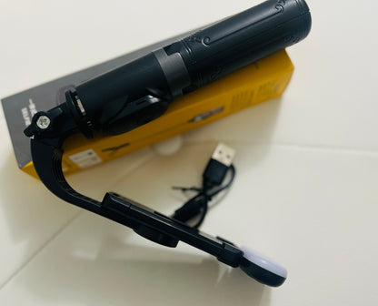 2-in-1 Selfie Stick & Integrated Tripod with Bluetooth Remote