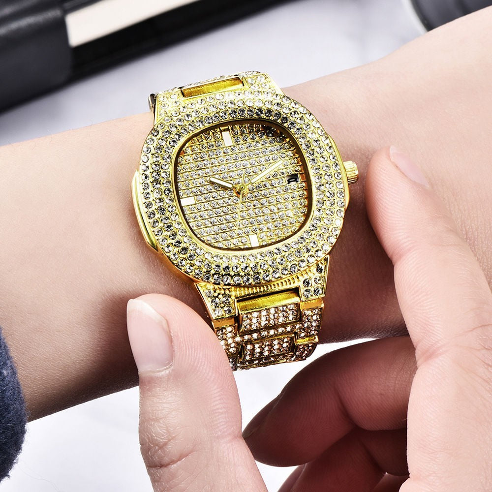 Fashion Steel Band Diamond Diamond Watch