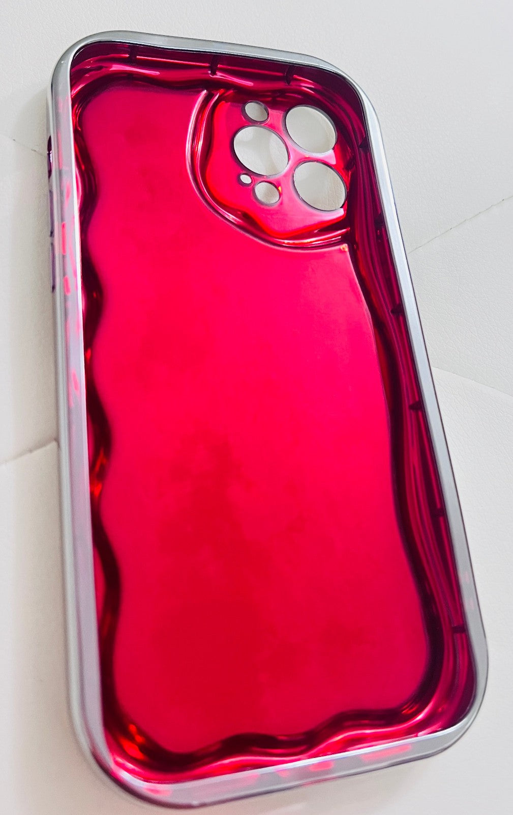 3D Butterfly Phone Case with Sparkling Rhinestones – Pastel Green or Pink