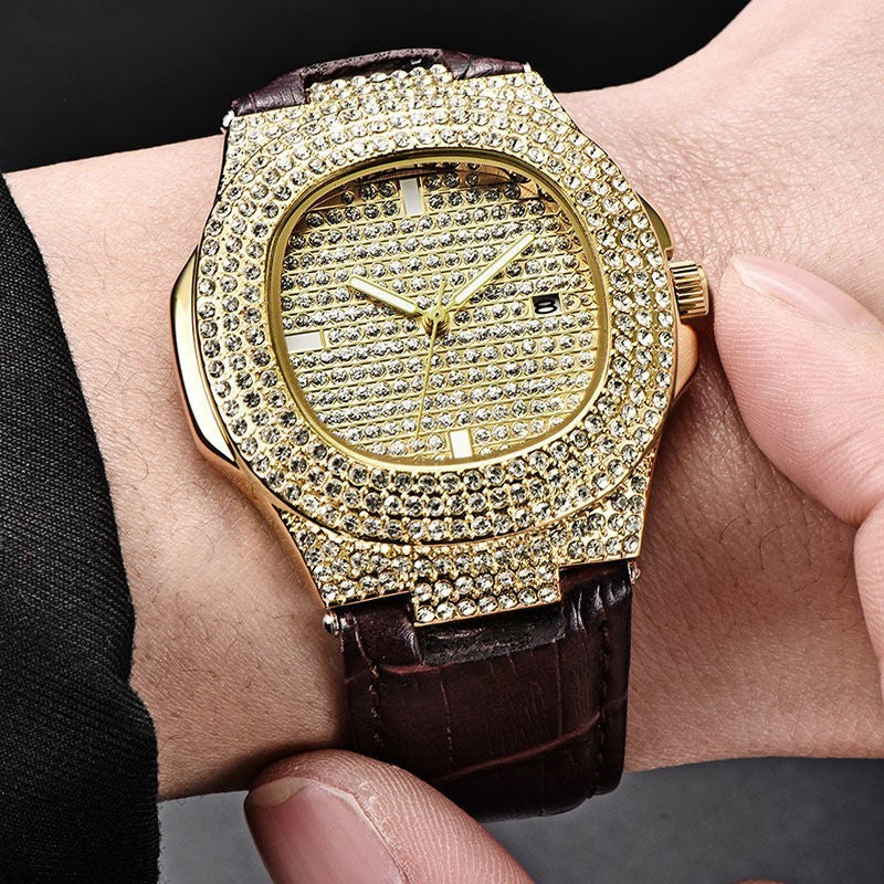 Fashion Steel Band Diamond Diamond Watch