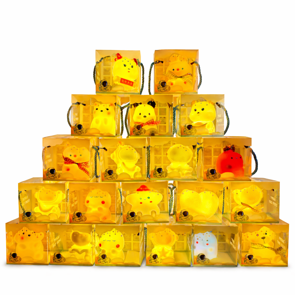 Cute LED Night Light – Character Lamp, (Random Character)