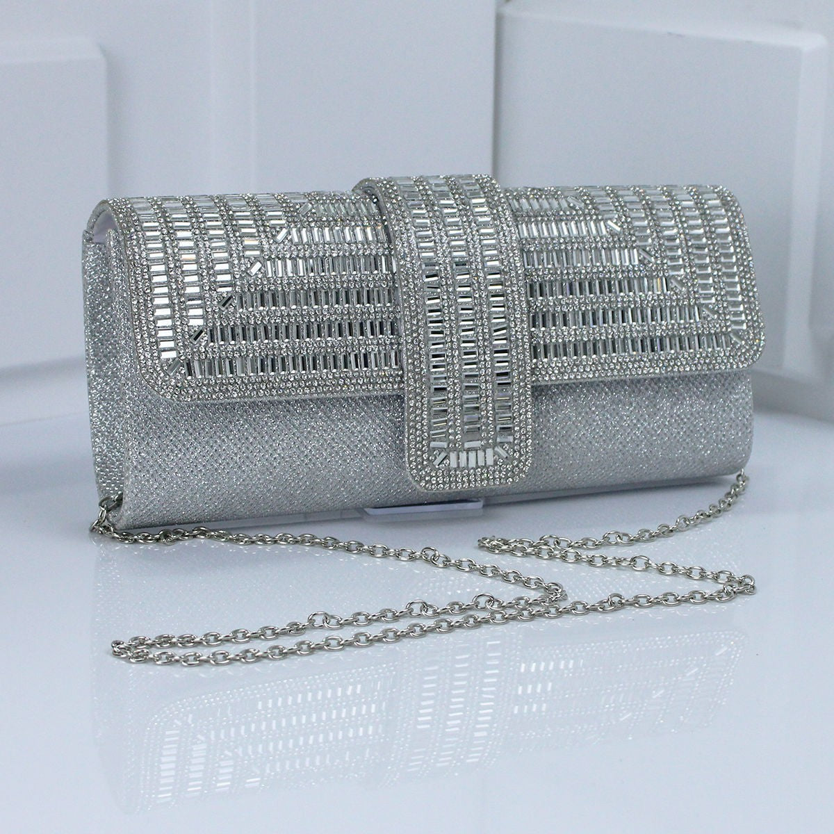 Diamond Three Discount Dinner Bag Hand Armpit Chain Wedding Party Crystal