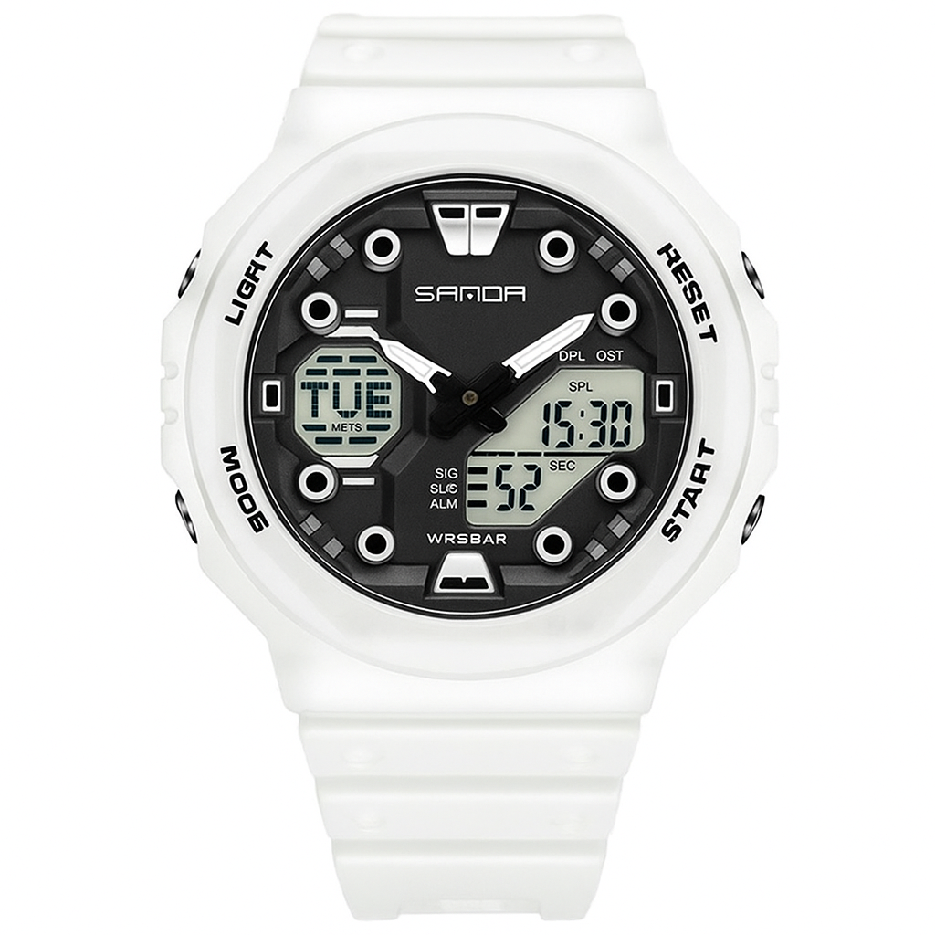 Electronic Watch Multi functional Waterproof Unisex