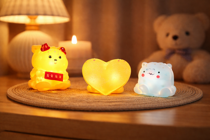 Cute LED Night Light – Character Lamp, (Random Character)