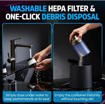 Car Vacuum Portable Cordless Dual Gear Small Powerful Portable | Blower Inflator