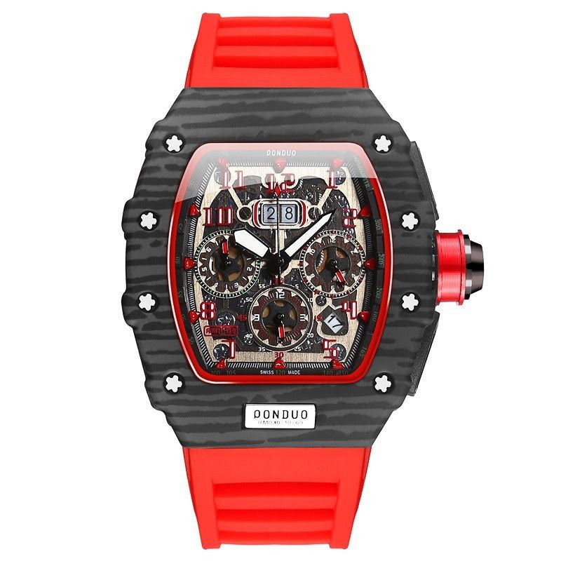 Creative Versatile Wine Barrel Shaped Quartz Watch