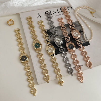 Women's Watch - Black Dial, Stainless Steel Bracelet