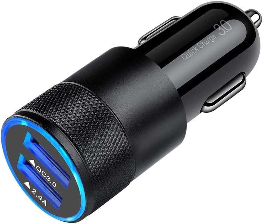 Fast Car Charger USB Adapter Rapid Plug 2 Port Cigarette