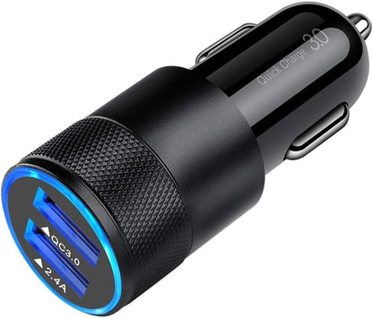 Fast Car Charger USB Adapter Rapid Plug 2 Port Cigarette