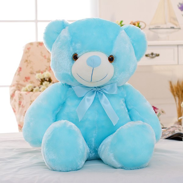 Glowing LED Teddy Bear – Soft Plush Light-Up Toy