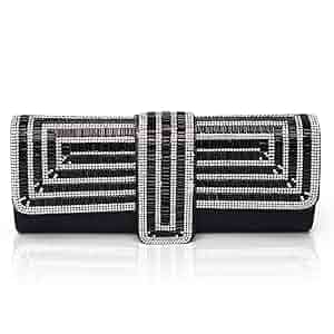 Labair Radiant Rhinestone Envelope Clutch