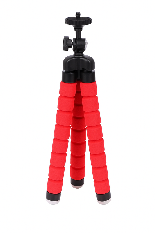 Flexible Mini Tripod with Adjustable Phone Holder Portable Stand for Smartphone