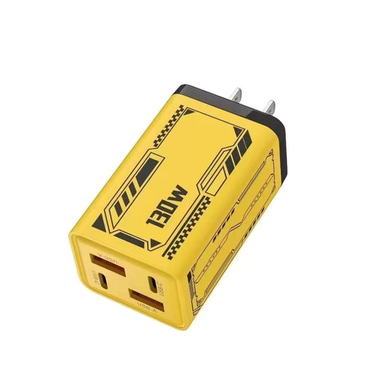 Super Fast 130W USB C Wall Charger, 2-Port PD & 2-Port USB