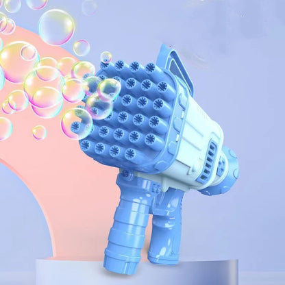 32-Hole Bazooka Bubble Gun – Automatic Electric Bubble Machine