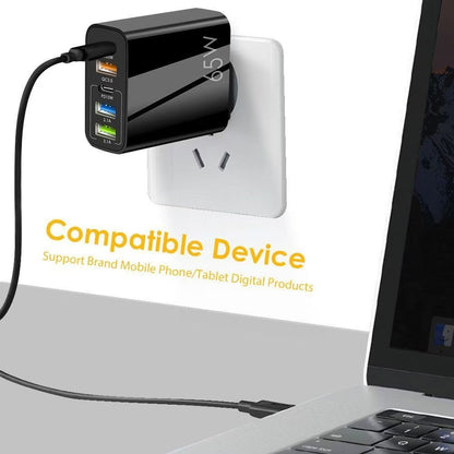 65W 3-Port Fast Wall Charger