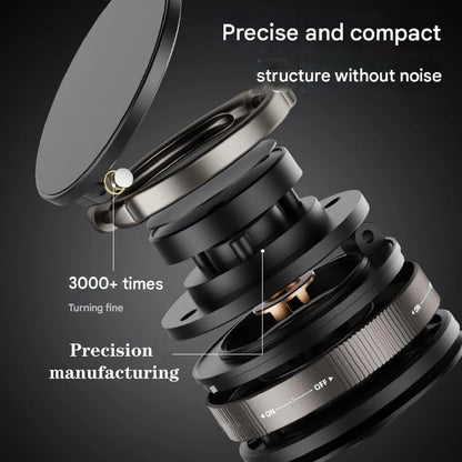 Magnetic Phone Holder for Car Vacuum Suction Cup, 360° Rotation