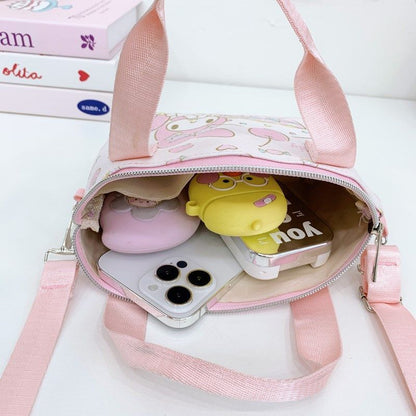 Hello Kitty Pink Kids Shoulder Bag – Cute Cartoon Handbag, Mini Tote Purse for Girls